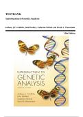 Test Bank - Introduction to Genetic Analysis&comma; 12th Edition &lpar;Griffiths&comma; 2021&rpar;&comma; Chapter 1-20 &vert; All Chapters&NewLine;&NewLine;