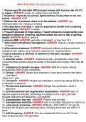 ABIM IM BOARDS ITE Questions and Answers