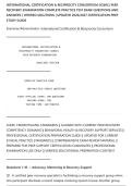INTERNATIONAL CERTIFICATION & RECIPROCITY CONSORTIUM &lpar;IC&RC&rpar; PEER&NewLine;RECOVERY EXAMINATION COMPLETE PRACTICE TEST BANK QUESTIONS AND&NewLine;ANSWERS &vert; VERIFIED SOLUTIONS &vert; UPDATED 2026&sol;2027 CERTIFICATION PREP&NewLine;STUDY GUIDE