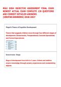 WGU D094 OBJECTIVE ASSESSMENT FINAL EXAM &NewLine;NEWEST ACTUAL EXAM COMPLETE 130 QUESTIONS &NewLine;AND CORRECT DETAILED ANSWERS &NewLine;&lpar;VERIFIED ANSWERS&rpar; 2026-2027 