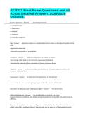 AT 3312 Final Exam Questions and All Actual Detailed Answers 2025-2026 Updated&period;