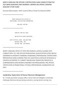 NORTH CAROLINA FIRE OFFICER II CERTIFICATION EXAM COMPLETE PRACTICE&NewLine;TEST BANK QUESTIONS AND ANSWERS &vert; VERIFIED SOLUTIONS &vert; UPDATED&NewLine;2026&sol;2027 STUDY GUIDE