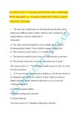 RN HESI EXIT V5 EXAM QUESTIONS AND ANSWERS &NewLine;BEST GRADED A&plus; GUARANTEED SUCCESS LATEST &NewLine;UPDATE 20252026