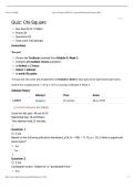 EDUC 812 Chi-Square Quiz &vert; Complete Questions and Answers &vert; 2026 Updated &vert; 100&percnt; Correct&period;
