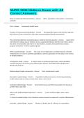 NURS 3036 Midterm Exam with All Correct Answers&period;&NewLine;&NewLine;