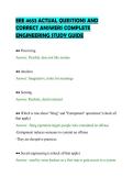 EEE 4653 ACTUAL QUESTIONS AND&NewLine;CORRECT ANSWERS COMPLETE&NewLine;ENGINEERING STUDY GUIDE&NewLine;