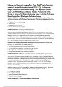 Radiology and Diagnostic Imaging Exam Prep &ndash; Real Practice Questions&comma; Answers & Detailed Rationales &lpar;Updated 2026&rpar; 