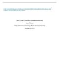 WGU D485 DGN2 TASK 1&colon; SWBTL LLC CLOUD SECURITY IMPLEMENTATION PLAN &vert; 2026 UPDATE &vert; WITH COMPLETE SOLUTIONS&period;