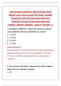 ABYC MARINE ELECTRICAL CERTIFICATION EXAM NEWEST 2026 ACTUAL EXAM TEST BANK &vert; OFFICIAL PRACTICE QUESTIONS & ANSWERS