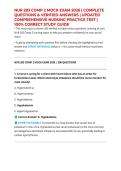 NUR 283 COMP 2 MOCK EXAM 2026 &vert; COMPLETE QUESTIONS & VERIFIED ANSWERS &vert; UPDATED COMPREHENSIVE NURSING PRACTICE TEST &vert; 100&percnt; CORRECT STUDY GUIDE