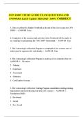 CON 1100V STUDY GUIDE EXAM QUESTIONS AND&NewLine;ANSWERS Latest Update 2026&sol;2027 &vert; 100&percnt; CORRECT