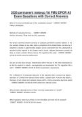 2026 permanent makeup VA PMU DPOR All&NewLine;Exam Questions with Correct Answers