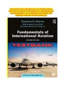 Test Bank Fundamentals of International Aviation &lpar;Aviation Fundamentals&rpar; 2nd Edition Suzanne Kearns ISBN 9780367335470 Complete Chapters Questions and Verified Answers with Rationales A&plus;