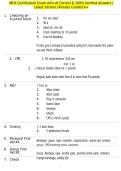 WFA Certification Exam with all Correct & 100&percnt; Verified Answers &vert;Latest Version &vert;Already Graded A&plus;