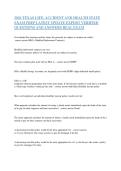 2026 TEXAS LIFE&comma; ACCIDENT AND HEALTH STATE&NewLine;EXAM PREP LATEST UPDATE EXPERT VERIFIED&NewLine;QUESTIONS AND ANSWERS REAL EXAM