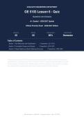 GE 5103 Lesson 6 Quiz 2026&sol;2027 &vert; Complete Exam-Style Questions &vert; 100&percnt; Verified &ndash; Detailed Rationales &ndash; Pass Guaranteed &ndash; A&plus; Graded&NewLine;&NewLine;