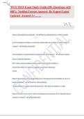 WGU D115 Exam Study Guide&comma;100&comma; Questions with 100&percnt;  Verified Correct Answers  By Expert Latest Updated &period;Assured A