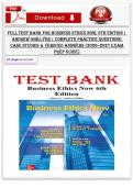 Full Test Bank for Business Ethics Now&comma; 6th Edition  Andrew Ghillyer  Complete Practice Questions&comma; Case Studies & Verified Answers &lpar;2026&ndash;2027 Exam Prep Guide&rpar;&NewLine;