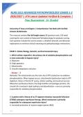 NURS 5315 Advance Pathophysiology - Exam 3 - UTA EXAM Questions & - answers&comma; Well Elaborated &vert; Already Verified Test &vert;100&percnt; Verified solutions &vert; 20252026 Latest&excl;&excl;