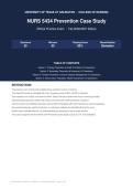 NURS 5434 Prevention Exam UTA College of Nursing Actual Exam 2026&sol;2027 &vert; Complete Exam-Style Questions &vert; 100&percnt; Verified &ndash; Detailed Rationales &ndash; Pass Guaranteed &ndash; A&plus; Graded&NewLine;&NewLine;