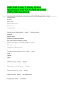 NUR 304 Exam 1 Study Guide Questions with All Actual Answers 2025-2026 Updated&period;