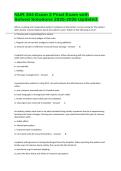 NUR 304 Exam 2 Final Exam with Solved Solutions 2025-2026 Updated&period;