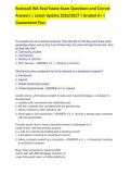 Rockwell WA Real Estate Exam Questions and Correct&NewLine;Answers &vert; Latest Update 2026&sol;2027 &vert; Graded A&plus; &vert;&NewLine;Guaranteed Pass&period;