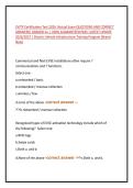 EVITP Certification Test 2026 &vert;Actual Exam QUESTIONS AND CORRECT&NewLine;ANSWERS&vert; GRADED A&plus; &vert; 100&percnt; GUARANTEED PASS &vert;LATEST UPDATE&NewLine;2026&sol;2027 &vert; Electric Vehicle Infrastructure Training Program &lpar;Brand&NewLine;New&rpar;