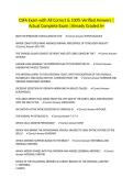 CSFA Exam with All Correct & 100&percnt; Verified Answers &vert;Actual Complete Exam &vert;Already Graded A&plus;