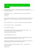 Nur 304 Gerontological Care- Exam 1 With 100&percnt; Actual Answers 2026&sol;2027 Edition&period;