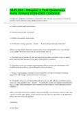 NUR 304 - Chapter 1 Test Questions Fully Solved 2025-2026 Updated&period;