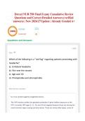 NUR 550 Exam BUNDLED Questions and Correct Detailed Answers &lpar;verified answers&rpar; &vert; New 2026&sol;27 Update &vert; Already Graded A&plus;