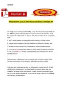AACN Exam &ndash; Questions and Answers &lpar;A&plus; Grade&rpar;