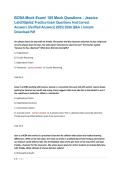 BCBA Mock Exam&excl; 185 Mock Questions - Jessica &NewLine;Leichtqeisz Practice Exam Questions And Correct &NewLine;Answers &lpar;Verified Answers&rpar; 2025&vert;2026 Q&A &vert; Instant &NewLine;Download Pdf