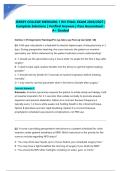JERSEY COLLEGE MEDSURG 1 RN FINAL EXAM 2026&sol;2027 &vert; Complete Solutions &vert; Verified Answers &vert; Pass Guaranteed - A&plus; Graded&NewLine;&NewLine;