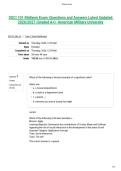 SOCI 101 Midterm Exam &vert;Questions and Answers Latest Updated&NewLine;2026&sol;2027 &lpar;Graded A&plus;&rpar;- American Military University