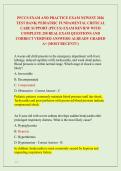PFCCS EXAM AND PRACTICE EXAM NEWEST 2026 &NewLine;TEST BANK&vert; PEDIATRIC FUNDAMENTAL CRITICAL &NewLine;CARE SUPPORT &lpar;PFCCS&rpar; EXAM REVIEW WITH &NewLine;COMPLETE 250 REAL EXAM QUESTIONS AND &NewLine;CORRECT VERIFIED ANSWERS&sol; ALREADY GRADED &NewLine;A&plus; &lpar;MOST RECENT&excl;&excl;&rpar; 