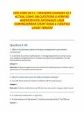CON 1400V DAY 4 &ndash; MANAGING CHANGES V3&period;1 ACTUAL EXAM  200 QUESTIONS & VERIFIED ANSWERS WITH RATIONALES  2026 COMPREHENSIVE STUDY GUIDE A&plus; VERIFIED LATEST VERSION