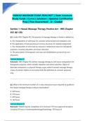 HAWAII MASSAGE EXAM 2026&sol;2027 &vert; State Licensure Study Guide &vert; Correct Solutions &vert; Updated Certification Prep &vert; Pass Guaranteed - A&plus; Graded&NewLine;&NewLine;
