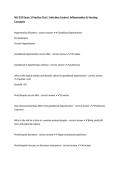 NU-333 Exam 2 Practice Test &vert; Infection Control&comma; Inflammation & Nursing Concepts