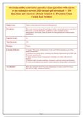 Wisconsin Utility Contractor Practice Exam &vert; 150 Questions with Answers & Rationales &vert; Latest 2026 Update &vert; Already Graded A&plus;