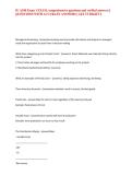 IU A100 Exam 1 EXAM&comma; comprehensive questions and verified answers &vert;&vert; QUESTIONS WITH ACCURATE ANSWERS &vert; GET IT RIGHT &vert;&excl;&NewLine;