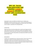 BPK 105 - Review EXAM QUESTIONS AND VERIFIED CORRECT ANSWERS GRADED A&plus; -LATEST 2026-2027- 100- GUARANTEED PASS&period;docx&NewLine;&NewLine;