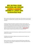 BPK 105 FINAL EXAM QUESTIONS AND VERIFIED CORRECT ANSWERS GRADED A&plus; -LATEST 2026-2027- 100- GUARANTEED PASS&period;docx&NewLine;&NewLine;
