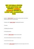 BPK 105 Midterm REVIEW EXAM QUESTIONS AND VERIFIED CORRECT ANSWERS GRADED A&plus; -LATEST 2026-2027- 100- GUARANTEED PASS&period;docx&NewLine;&NewLine;