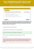 RN ATI Comprehensive Predictor Exit Exam 2026 &vert; 199 Questions with Correct Answers & Rationales &vert; Level 3 &vert; ATI Proctored Exam Practice Final Review Set