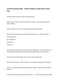 Alcohol Test Study Guide &ndash; Practice Questions&comma; Safety Rules & Exam Prep