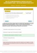 RN ATI Comprehensive Predictor Exit Assessment 2026 &vert; 180 Exam Questions with Verified Answers &vert; Full RN Content Breakdown & Rationales &vert; Level 3 ATI NCLEX
