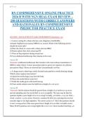 RN Comprehensive Online Practice 2026 B with NGN Real Exam Review &vert; 250 Questions with Correct Answers & Rationales &vert; RN Comprehensive Predictor Practice Exam