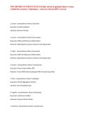 TOP 200 DRUGS FOR PTCB EXAM fully solved & updated &lpar;latest version verified for accuracy&rpar; &lpar;Questions &plus; Answers&rpar; Solved 100&percnt; Correct&NewLine;